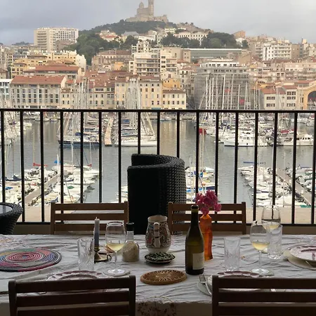 Grand T2 Surplombant Le Vieux Port Marseille Apartment Exterior photo